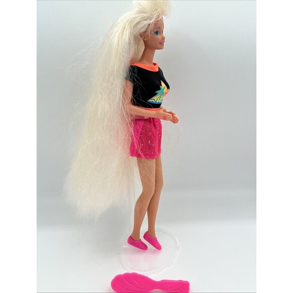 VINTAGE GLITTER HAIR BARBIE DOLL MATTEL # 10968 LONG Blonde HAIR 1993 - Picture 7 of 16